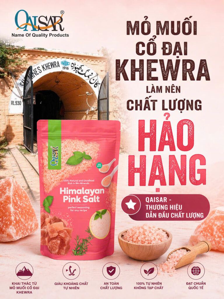 MUỐI HỒNG HIMALAYA QAISAR ZIP 1kg